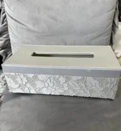 フランフランフローラルレース ティッシュボックス