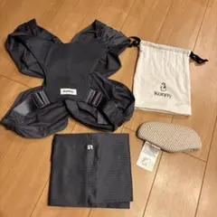 コニー　抱っこ紐FLEX AirMesh チャコール　XS-XL ヘッドサポート