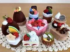 フエルト　ケーキ　おままごと　プレゼント⑰