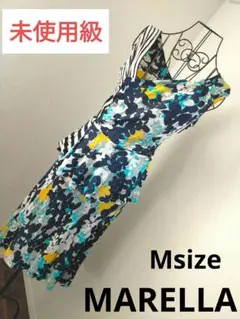 ✨️未使用級✨️　MARELLA ワンピース　ノースリーブ　アシンメトリー　M