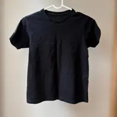 UNIQLO キッズ Tシャツ 黒 140サイズ 100%