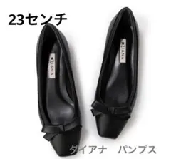 最終値下げ　リボン付き ブラック フラットシューズ