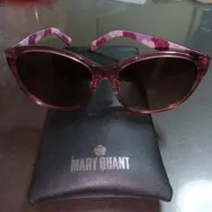 MARY QUANT ピンク キャットアイ サングラス