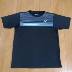 ヨネックス YONEX テニス Tシャツ ブラック/柄　サイズL