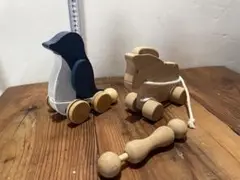 木のおもちゃ　プルトーイ　知育玩具　プルトイ　引っ張るおもちゃ