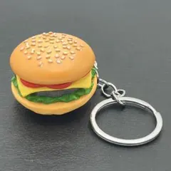 KR015 キーホルダー ハンバーガー おもしろ 雑貨 ストラップ 食品サンプル