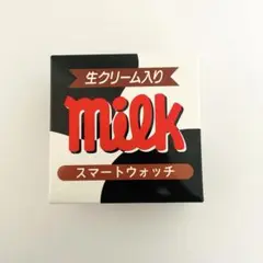 チロルチョコ　スマートウォッチ　ミルク