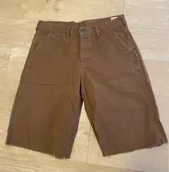 BEAMS BOY ビームスボーイ キャンバス カットオフショーツ