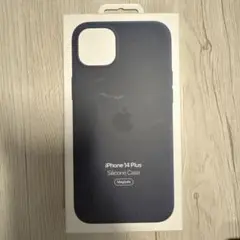 新品未開封 アップル純正 14 plus シリコンケース ストームブルー_1