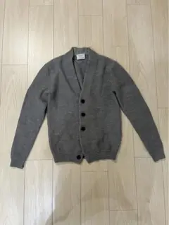 EDIFICEVネック ウールニット カーディガン 0621F①
