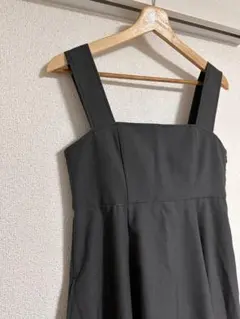 Heather ヘザー　フレア　ロング　ワンピース　グレー　S ジャンスカ