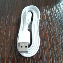 USB充電ケーブル USB-A to Micro-B ホワイト