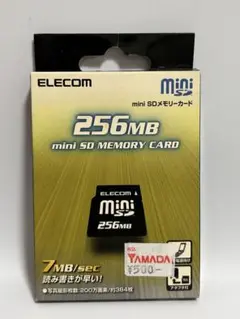 ELECOM mini SD MEMORY CARD 256MB