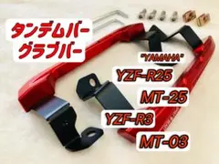 MT-25 03 YZF-R25純正　グラブバー　タンデムバー　美品 ヤマハ YAMAHA MT-25 MT-03 YZF-R25 2019年式 純正 グラブバー