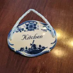 陶器プレート　キッチン　インテリア　小物　壁掛け