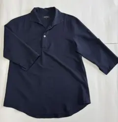 【美品】BARNEYS NEWYORK メンズ 五分袖丈プルオーバーシャツ