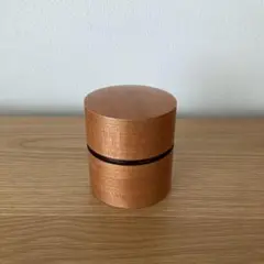 藤木伝四郎商店 筒　茶筒（平）さくら　樺細工