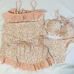レベッカテイラー　REBECCA TAYLOY 水着　ピンク　花柄 15号　LL