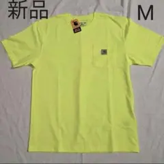 新品 M カーハート 半袖Tシャツ イエロー