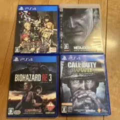 PS4ゲーム3本 PS3ゲーム1本