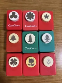 【大特価】carla クラフトパンチ　セット（植物）