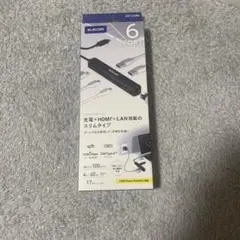 エレコム ドッキングステーション 6in1 ブラック DST-C30BK