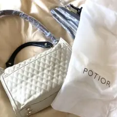 新品 POTIOR ダイヤステッチ 2way ショルダーバッグ ポティオール