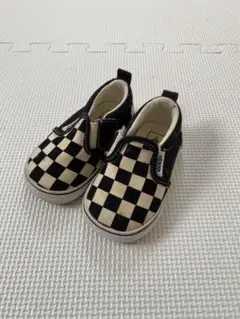 Vans チェッカーパターン スリッポン　バンズ