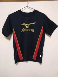 Mizuno 半袖Tシャツ 160cm 黒/赤/金 美品