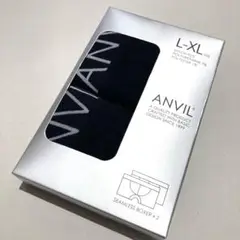 アンビル シームレス ボクサーパンツ L-XLサイズ ２枚セット