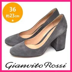SALE⚡ジャンヴィトロッシ チャンキーヒール パンプス 36(約23cm)