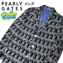 パーリーゲイツ×スポンジボブ ジャケット テーラード ギンガムチェック柄 4