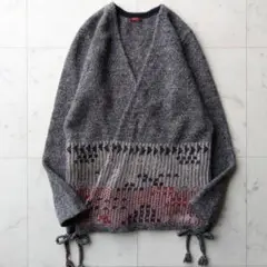 パラスパレス 十日 ウール×アンゴラ ニットカシュクール 杢ネイビー