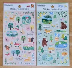 GAIA デザインシール Pleasant Forest 2枚セット