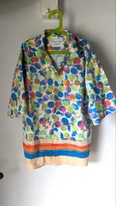 TSUMORI CHISATO　ニコアンド　コラボ　綿100%　カラフルシャツ