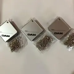 【DAM】ネームプレート15枚(５枚×３)新品未開封