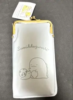 新品タグ付き　すみっコぐらし ウォレット付きスマホショルダーポーチ　とかげ