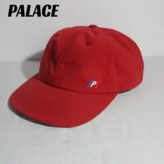 PALACE パレス 6パネル キャップ 赤 ワンポイント刺繍 ストリート