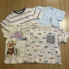 子供 キッズ Tシャツ 4枚 ユニクロ GAP アンパンマン他 まとめ売り