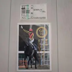 第41回ホープフルステークス　クロワデュノール現地的中単勝馬券＆御駿印
