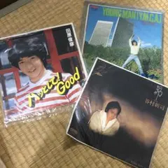 田原俊彦 ハッとして!Good & YMCA & 谷村新司昴の EPレコード3枚