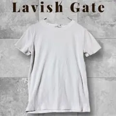 Lavish Gate ラヴィシュゲートTシャツ 半袖 白 リブシャツ