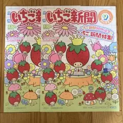 【サンリオ いちご新聞】最新号 9月号 2冊セット!※付録なし