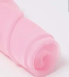 ピンク　布　チュール