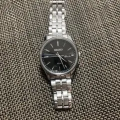 SEIKO ソーラー ブラックダイヤル V158-0AD0