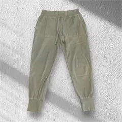 UNIQLO カーキ スウェットジョガーパンツ S