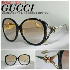(極美品!度入り!)GUCCI グッチ べっ甲柄 GG サングラス アイウェア