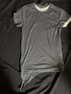 NEIL BARRETT ニールバレット レイヤード風Ｔシャツ チャコール　Ｍ