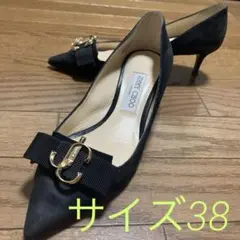 JIMMY CHOO サイズ38パンプス　24.5センチ　ジミーチュウ
