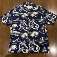 IOLANI ハワイ製 半袖アロハシャツ M